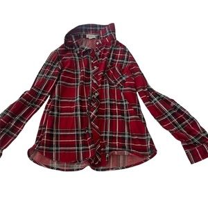 Small Red Long sleeved Flannel